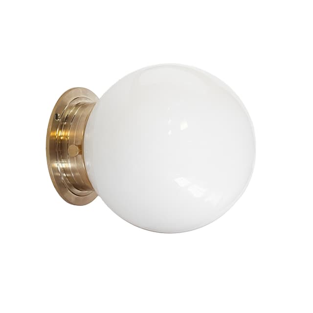 Kinkiet Polaris szło opalowe, mosiądz, Embassy Interiors - WYMIARY