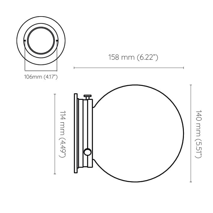 Kinkiet Polaris szło opalowe, mosiądz, Embassy Interiors - 83643