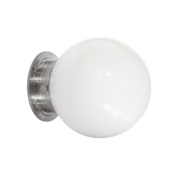 Kinkiet Polaris szło opalowe, nikiel, Embassy Interiors - WYMIARY