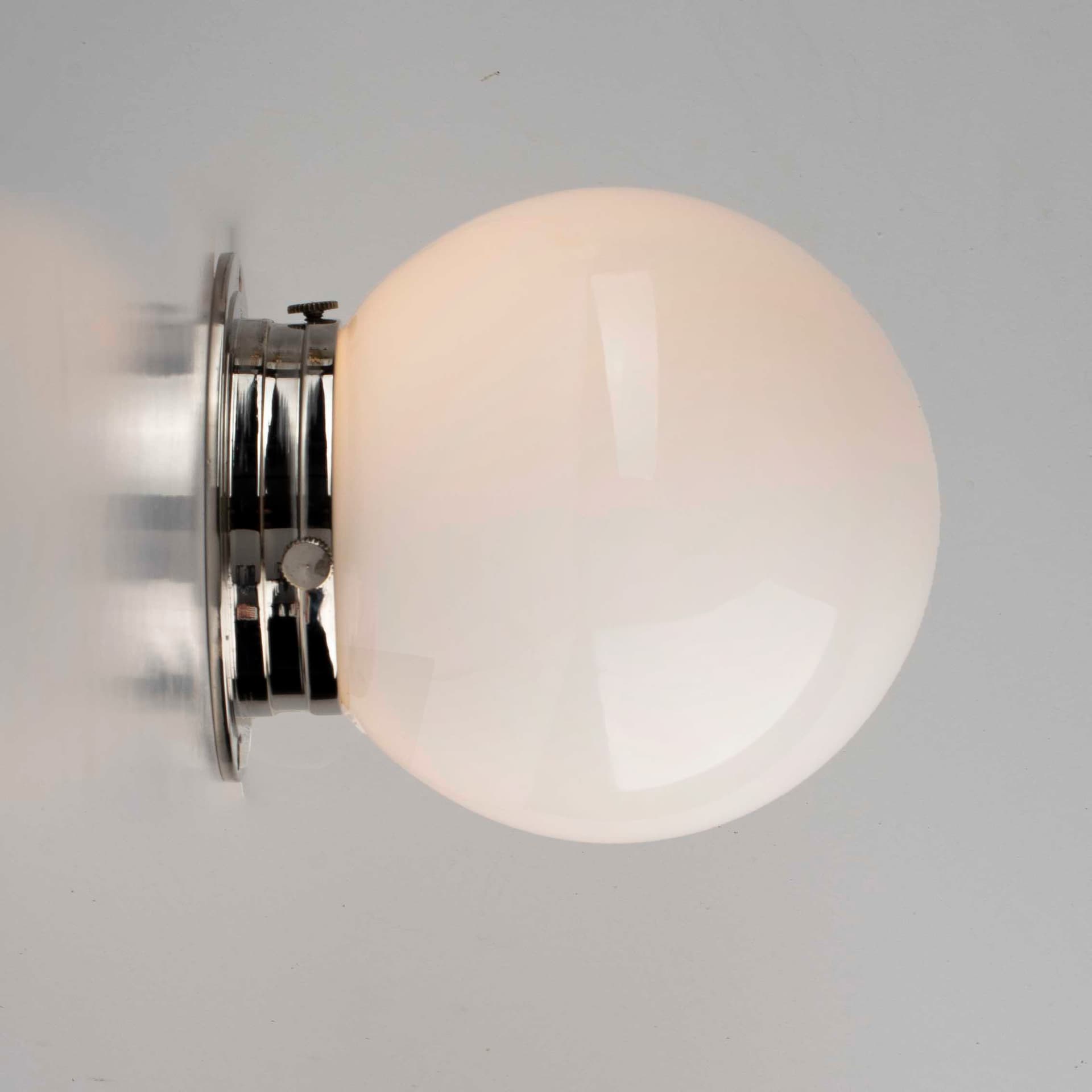 Kinkiet Polaris szło opalowe, nikiel, Embassy Interiors - 83641