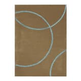 Brązowy i niebieski