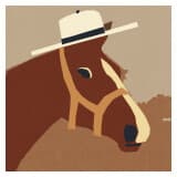 Koń w kapeluszu, prawie jak Kossak