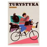 Turystyka kulturalna, ludzie i zwierzęta na rowerze