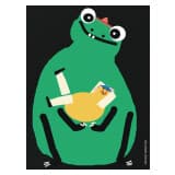 Żaba złapała Chińczyka