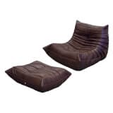 Fotel z podnóżkiem