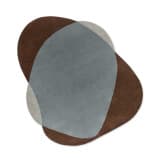 Niebieski i brązowy