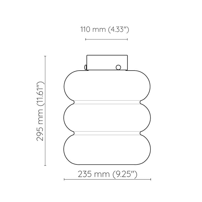 Plafon Bibe, szkło, nikiel, Embassy Interiors - 76272