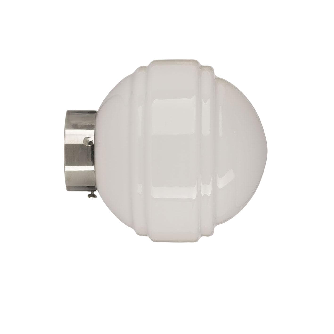 Plafon Saturn, szkło, nikiel, Embassy Interiors