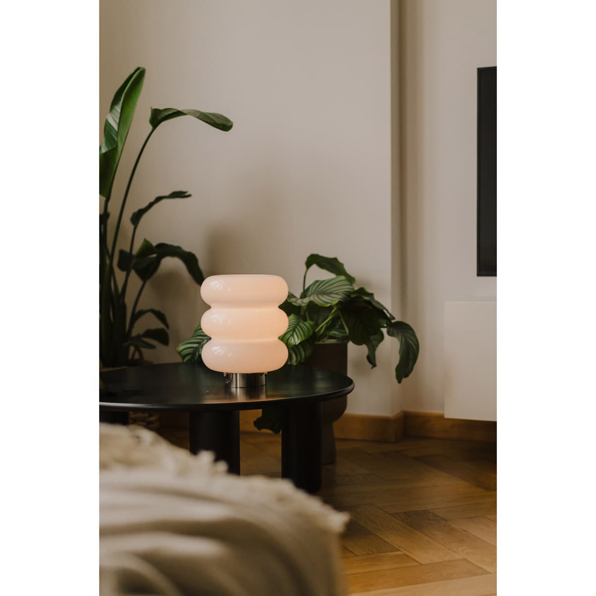 Lampa stołowa Bibe szło, nikiel, Embassy Interiors - 76229