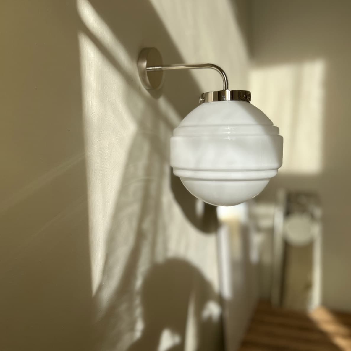 Kinkiet Saturn szkło, nikiel, Embassy Interiors - 76215