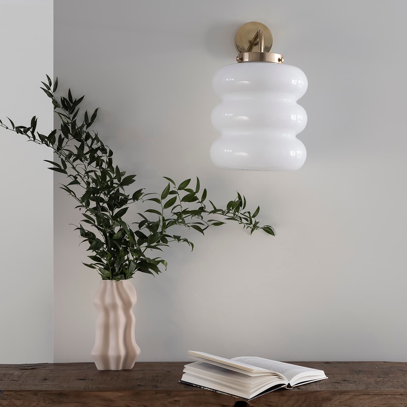 Kinkiet Bibe szkło, mosiądz, Embassy Interiors - 76205