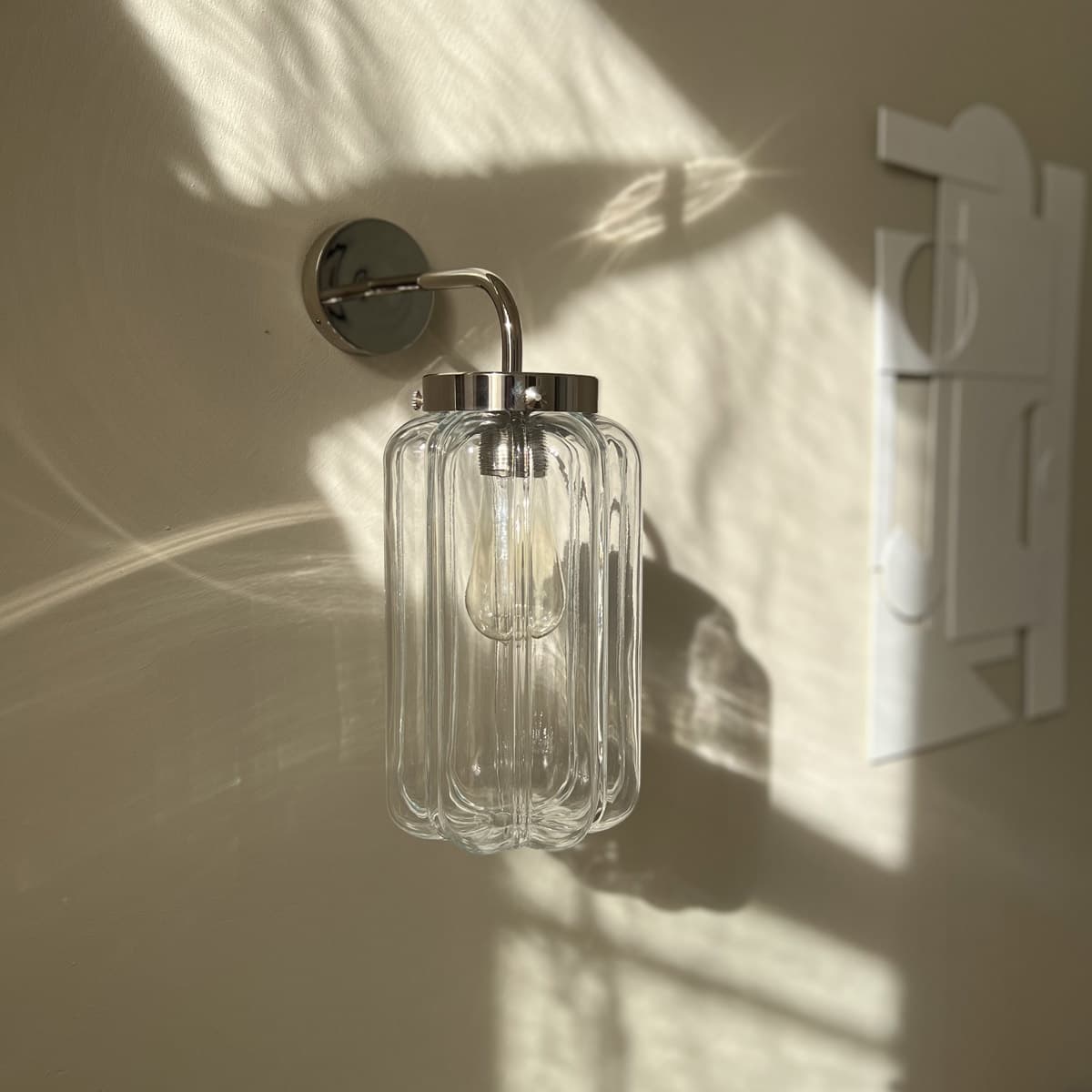 Kinkiet Deco szło jasne, nikiel, Embassy Interiors - 76182