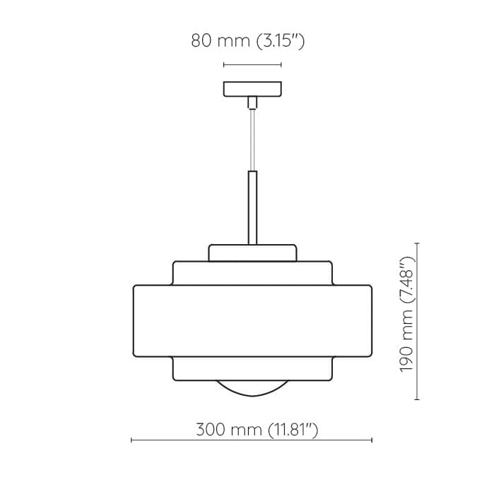 Lampa wisząca Mémoire szkło, mosiądz, Embassy Interiors - 89830