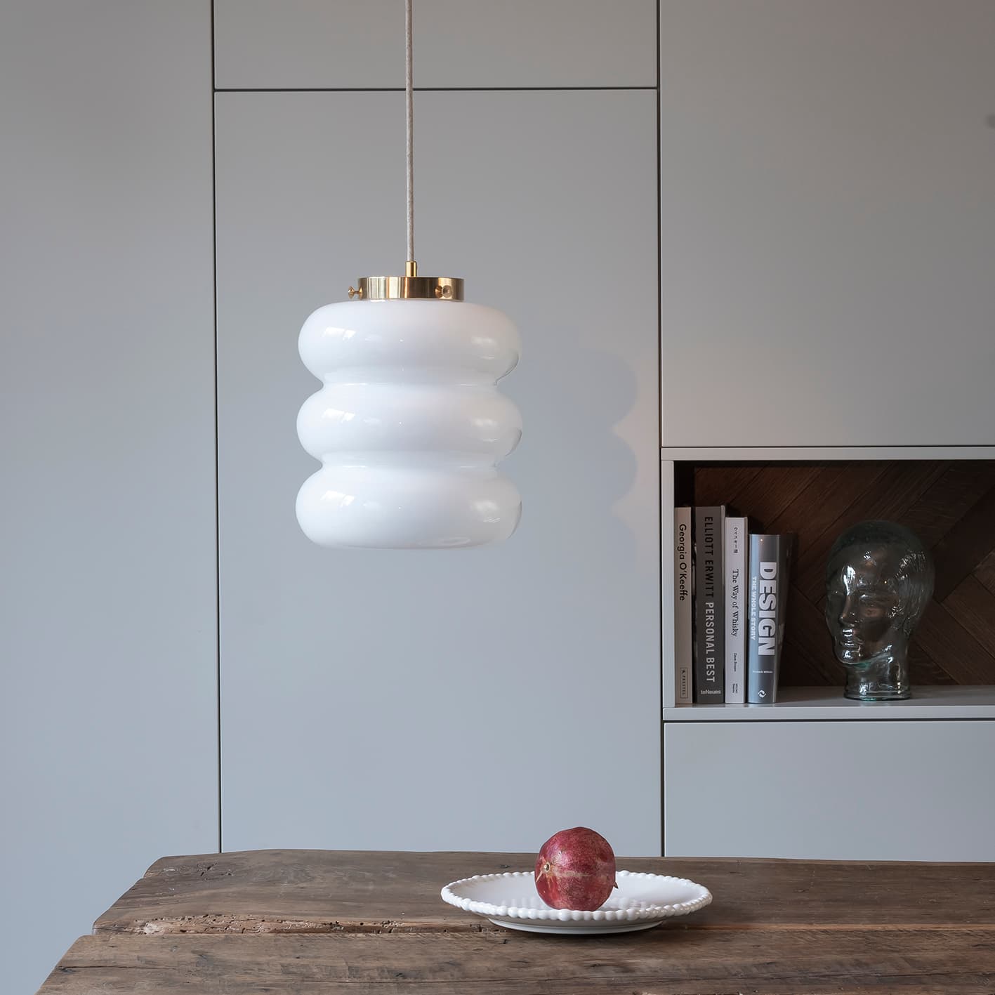 Lampa wisząca Bibe szkło, mosiądz, Embassy Interiors - 77337