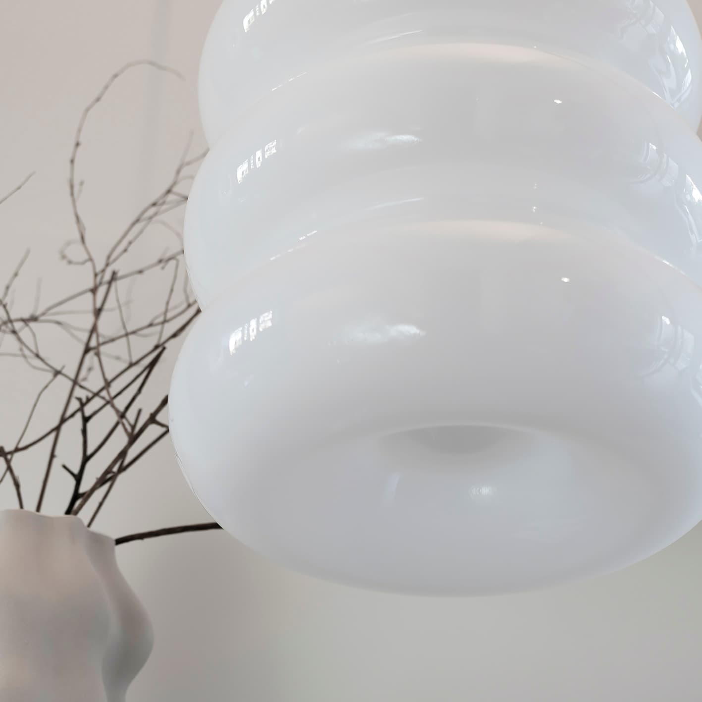 Lampa wisząca Bibe szkło, mosiądz, Embassy Interiors - 77336