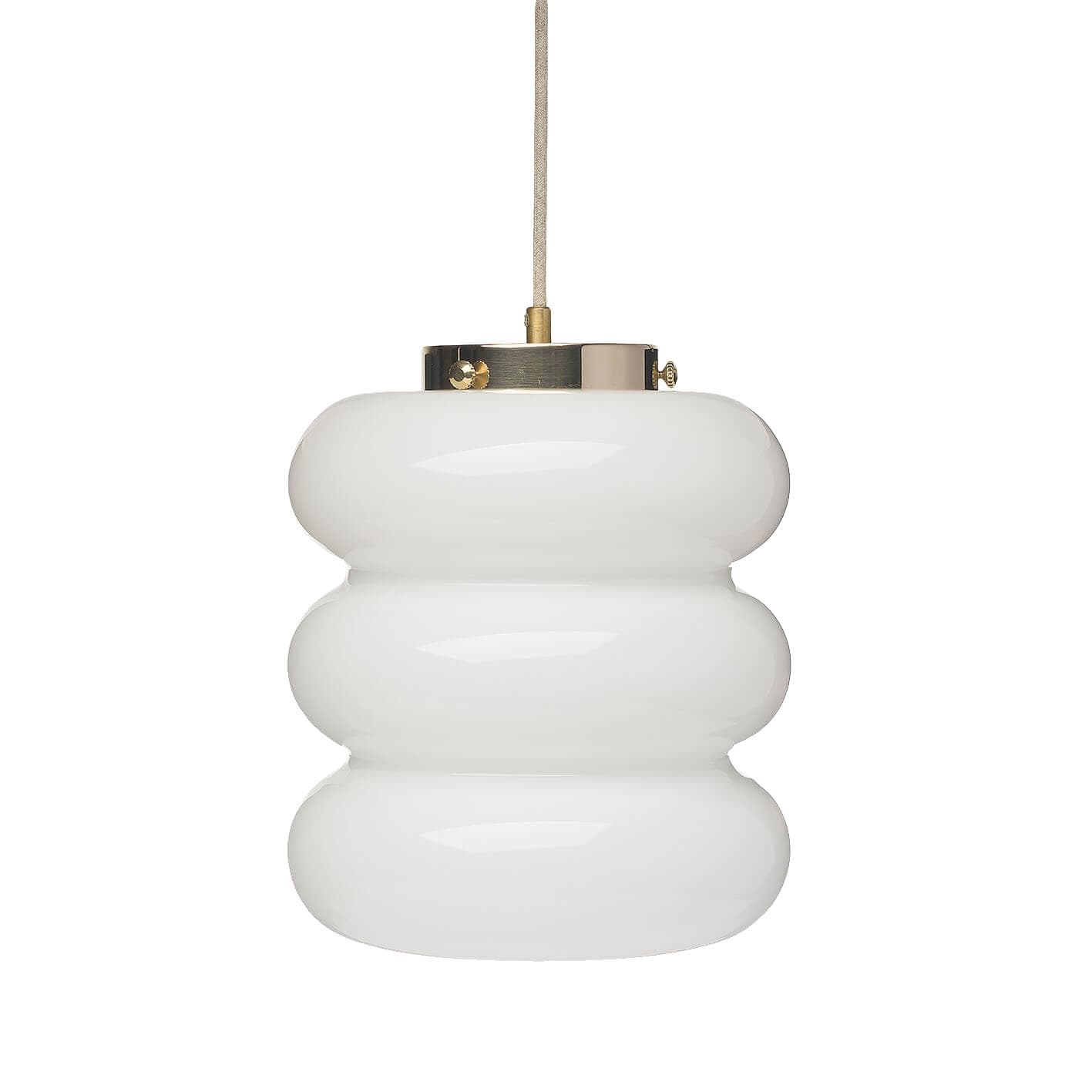 Lampa wisząca Bibe szkło, mosiądz, Embassy Interiors