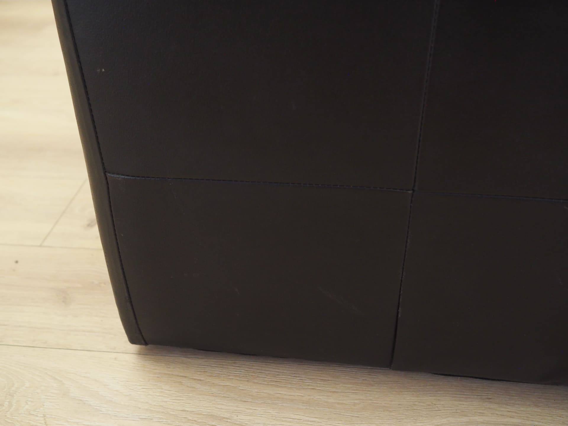 Armchair, dark brown natural leather, Italy, 1960s. - 78744