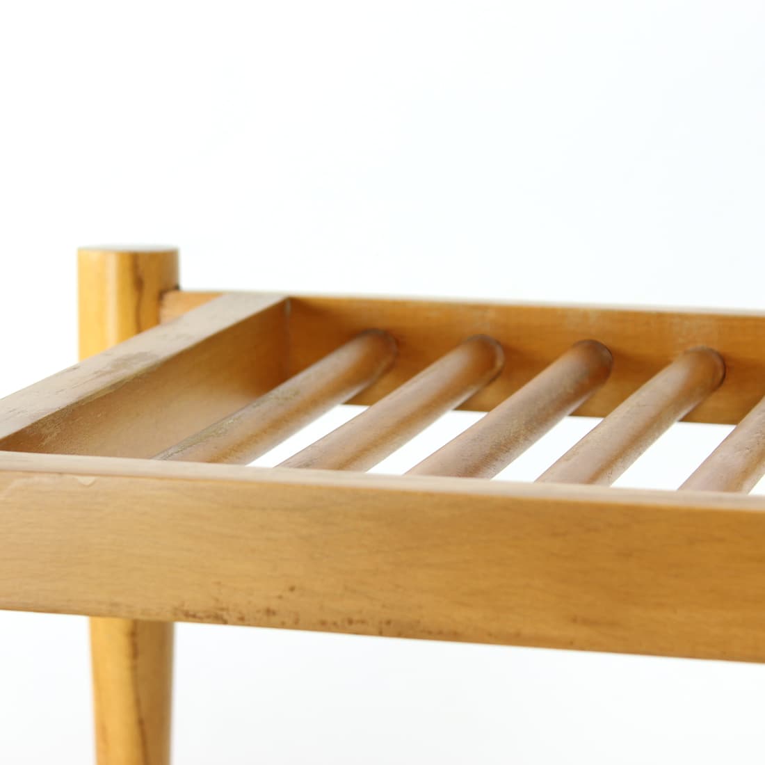 Kwietnik, dąb jasnobrązowy, proj. F. Mezulanik, Czechosłowacja, lata 60. - 91095