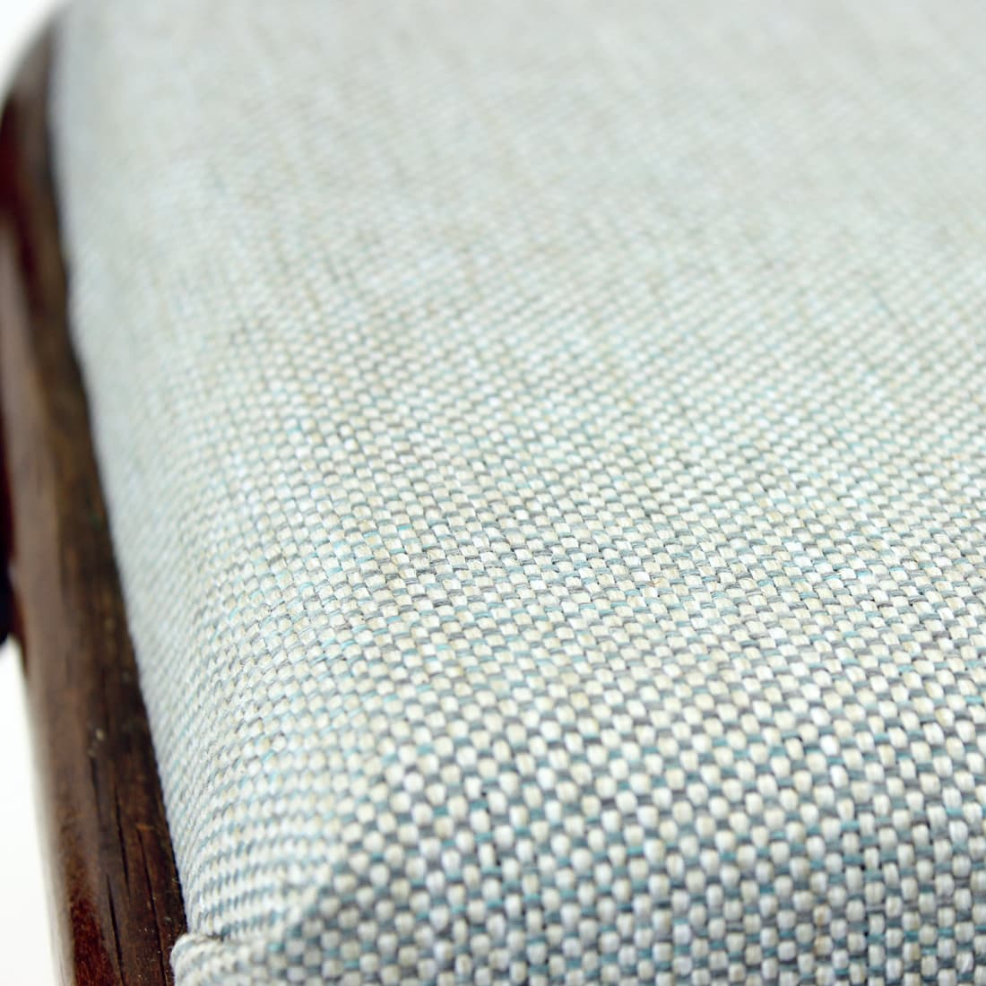 Zestaw czterech krzeseł jadalnianych, dąb ciemny, tapicerka szara, Jitona, Czechosłowacja, lata 60. - 91129