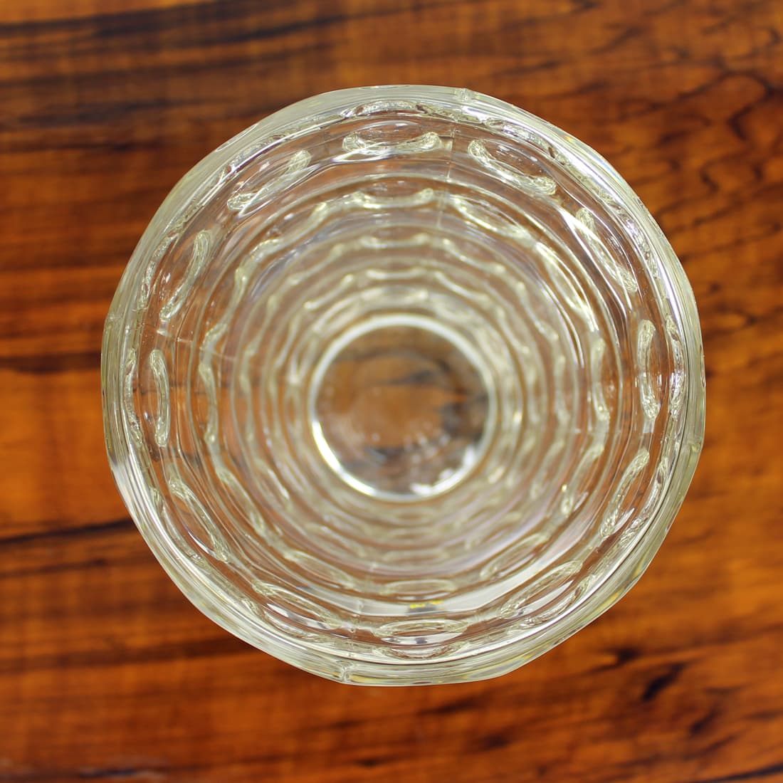 Wazon, transparentny, szkło, proj. F. Peceny, Hermanova Hut, Czechosłowacja, lata 60. - 91147