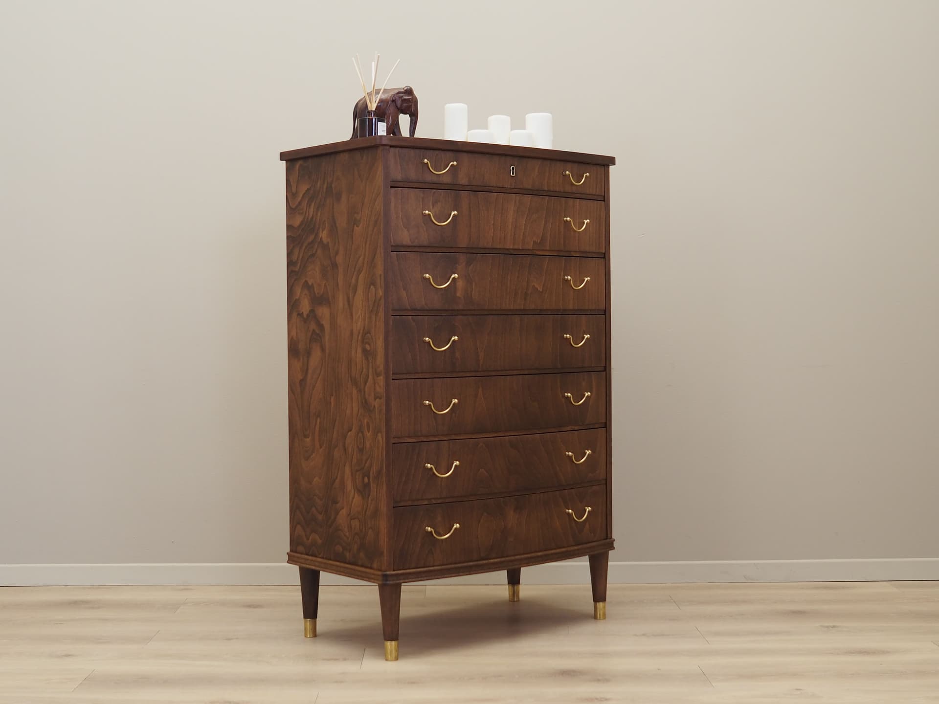 Cabinet, dark brown walnut, Denmark, 1960s. - 79032