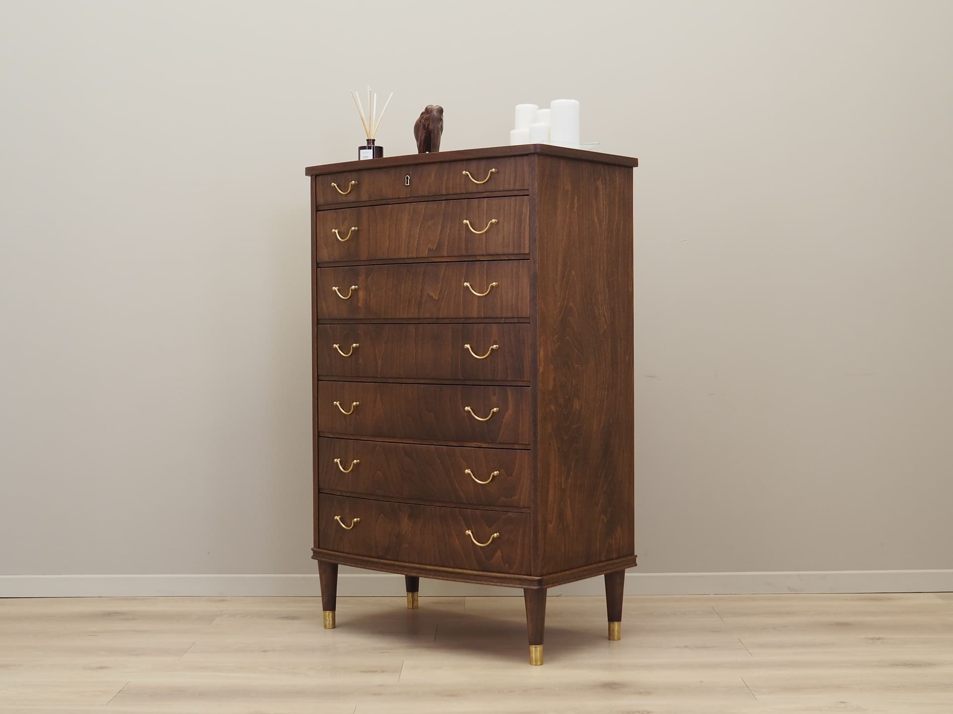 Cabinet, dark brown walnut, Denmark, 1960s. - 79029