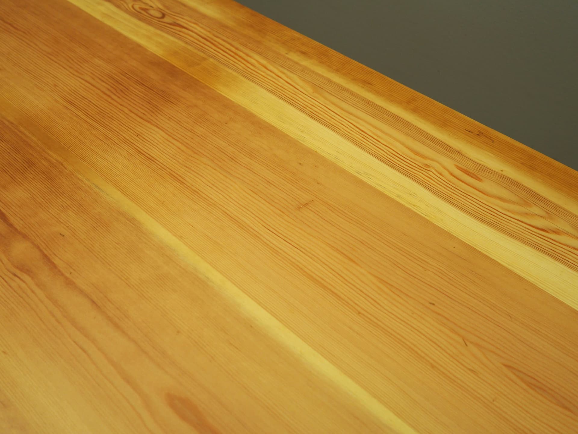 Display cabinet, light brown pine, glass, Denmark, 1980s. - 79054