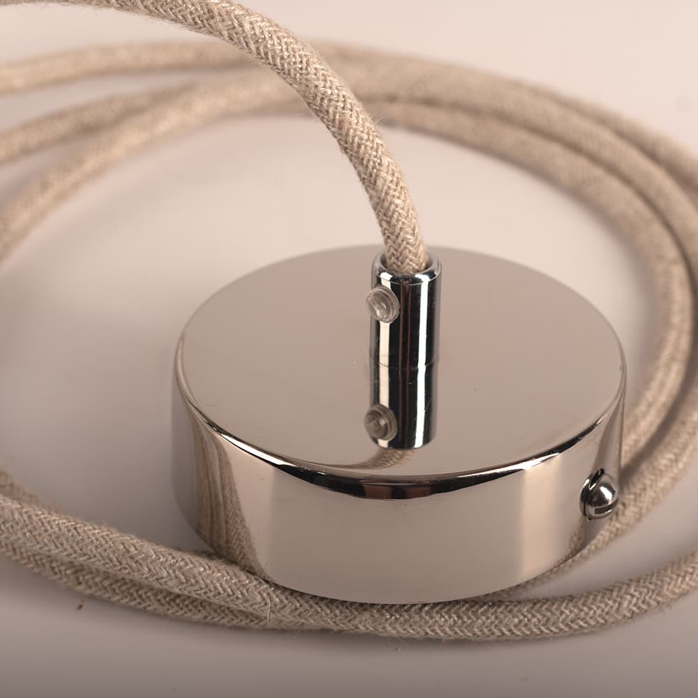 Lampa wisząca Kalliope biały alabaster, nikiel Embassy Interiors - 89773