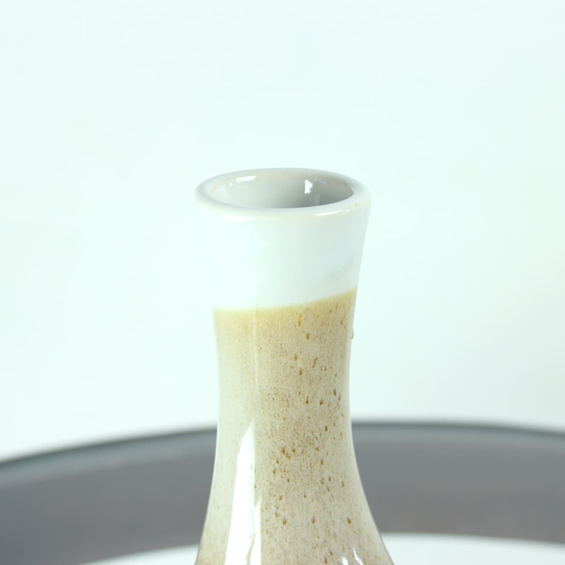 Wazon, brązowy, ceramika, Ditmar Urbach, Czechosłowacja, lata 60. - 91152