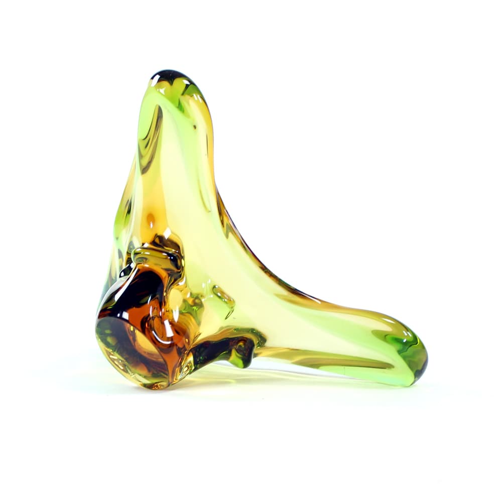 Bowl Niagara, multicolor glass, by F. Zemek, Czechoslovakia, 1960s. - 91230