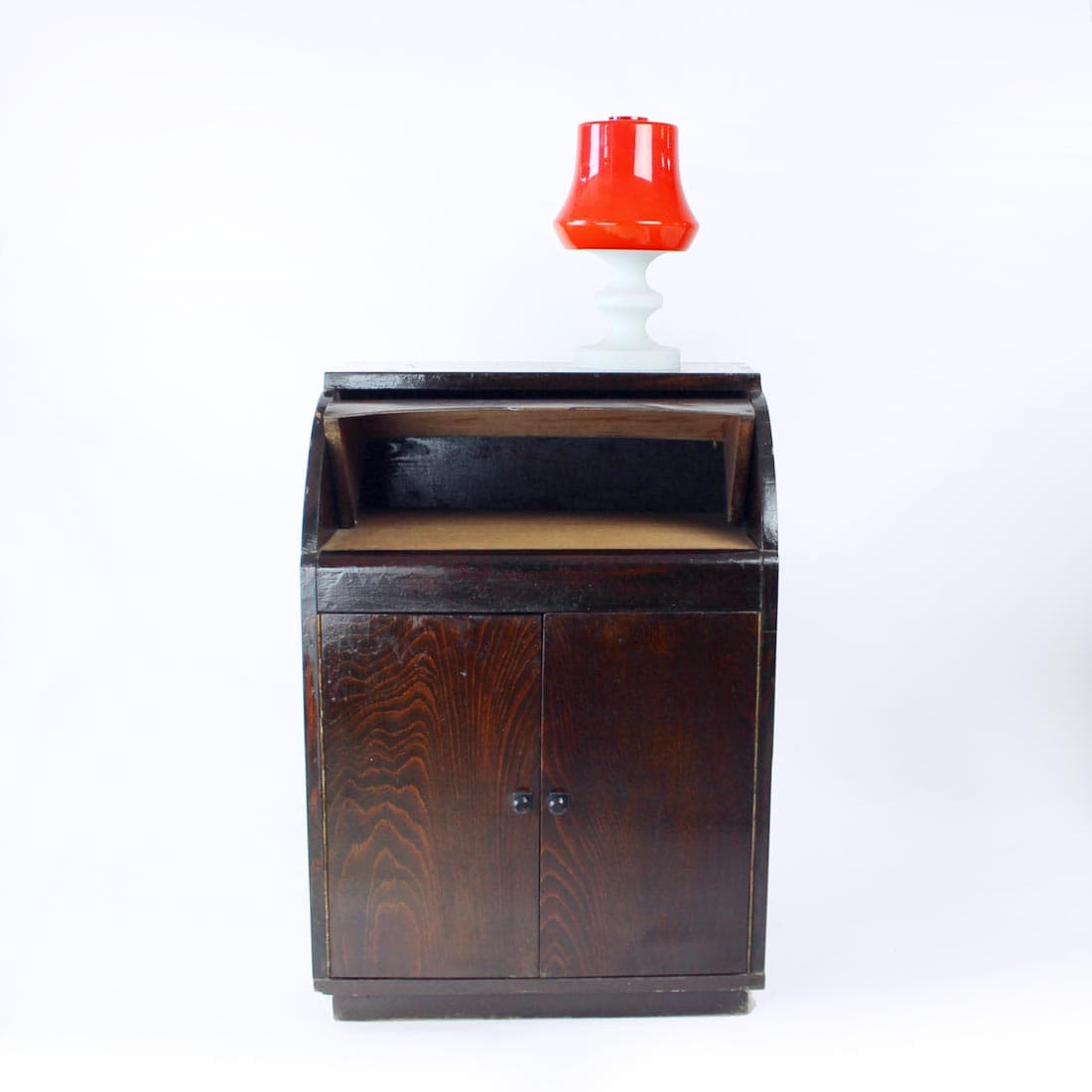 Sideboard, dark brown oak, Czechoslovakia, 1950s. - 91284