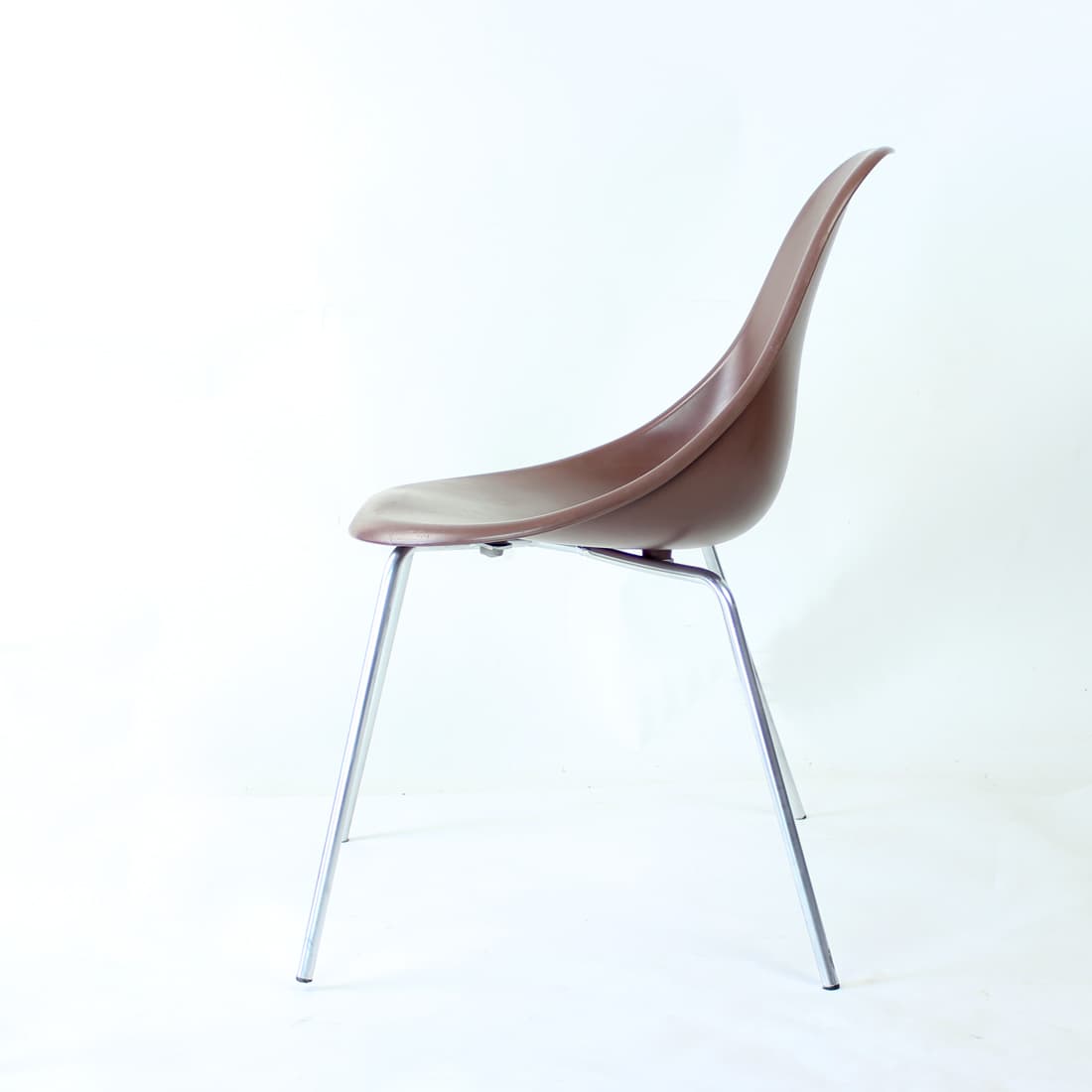 Krzesło Gaber, plastik ciemnobrązowy, Włochy, lata 90. - 91371