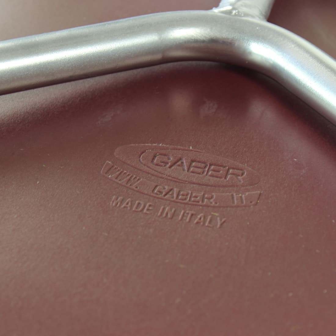 Krzesło Gaber, plastik ciemnobrązowy, Włochy, lata 90. - 91377