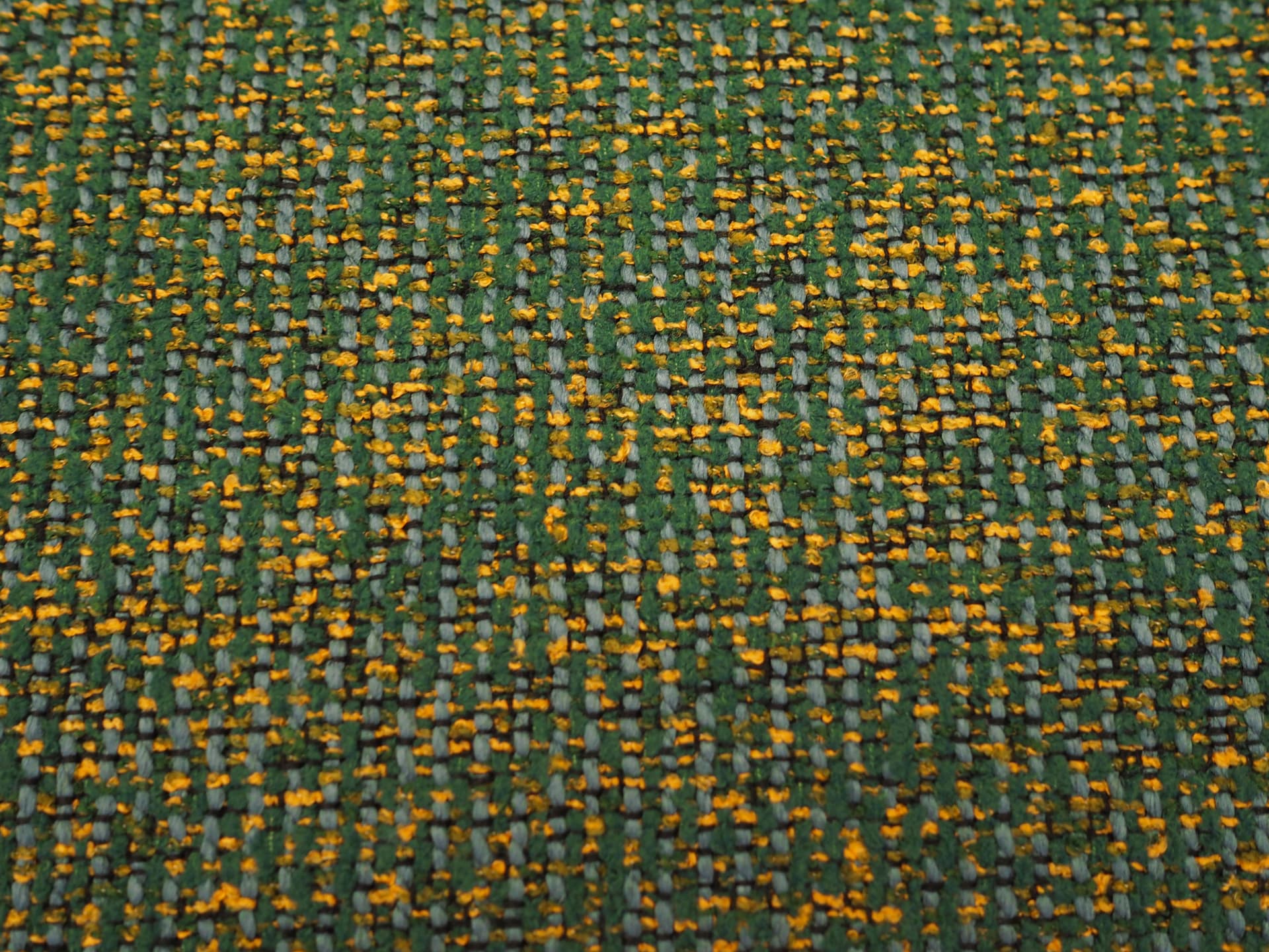 Komplet sześciu krzeseł, zielony, teak, tkanina, Dania, lata 60. - 80570