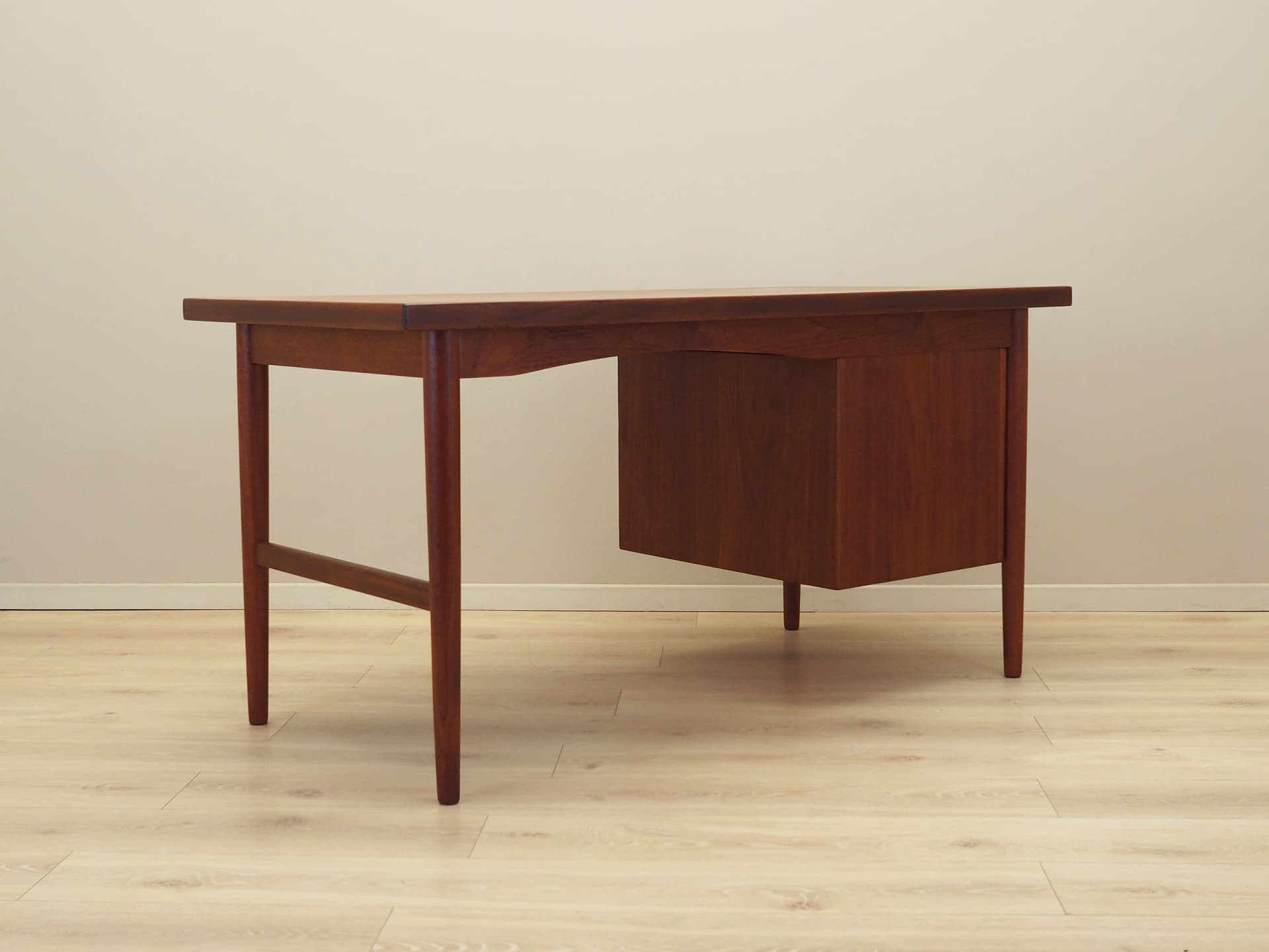 Biurko, teak brązowy, Dania, lata 70. - 80622