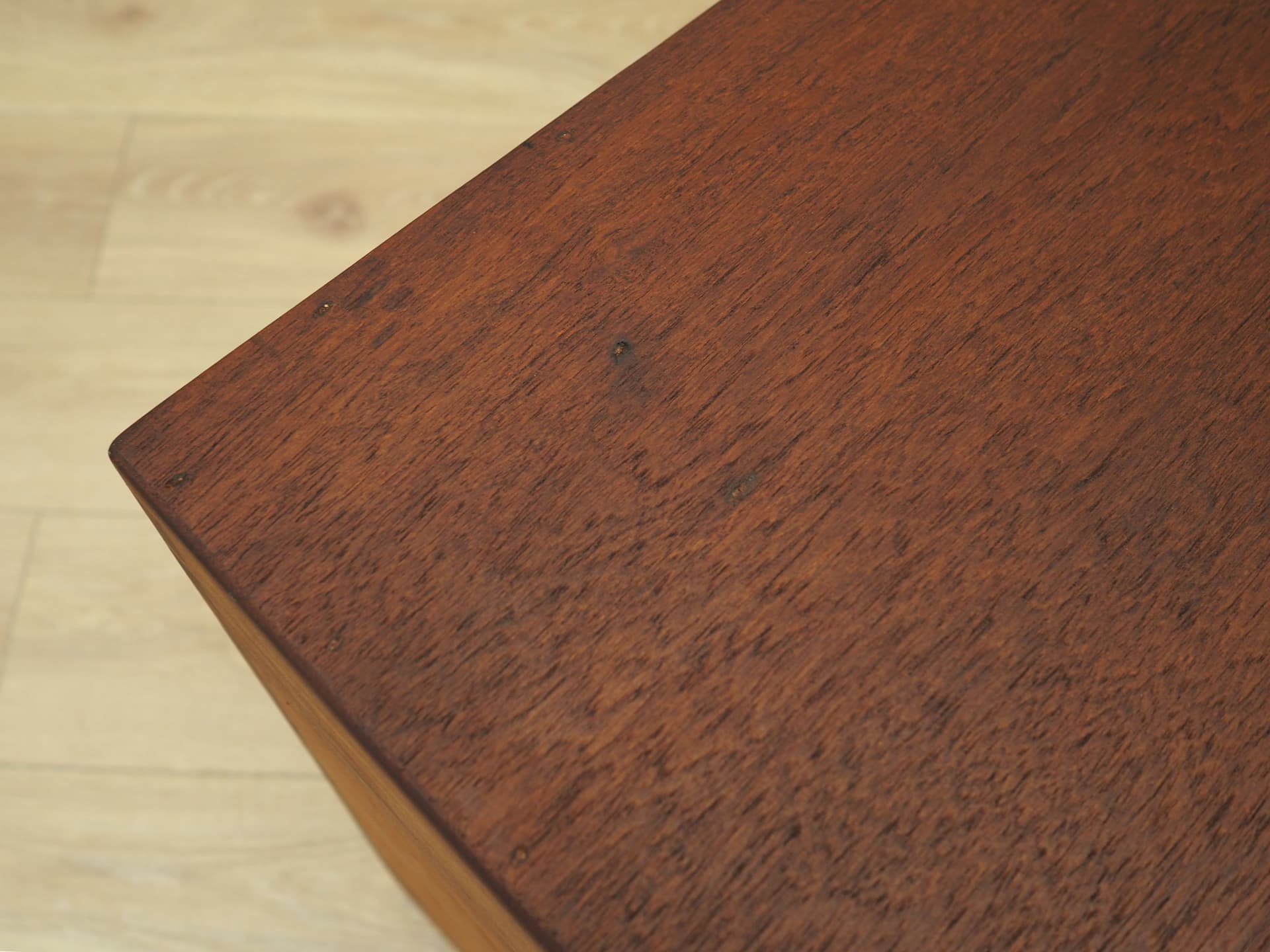 Skrzynia, brązowy, drewno tekowe, Dania, lata 60. - 80731