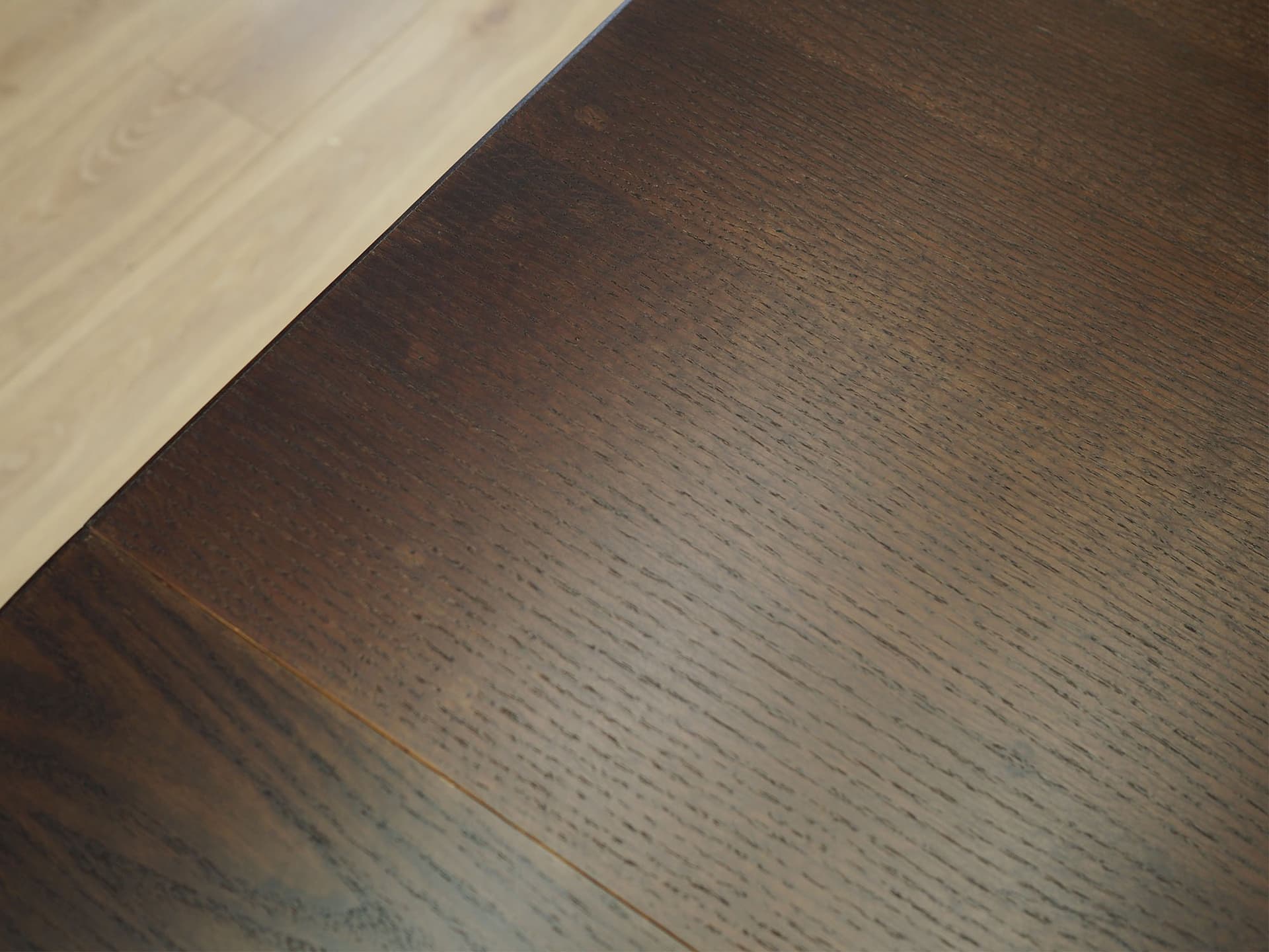 Stół, ciemny dąb, proj. K. Kristiansen, Dania, lata 70. - 80792