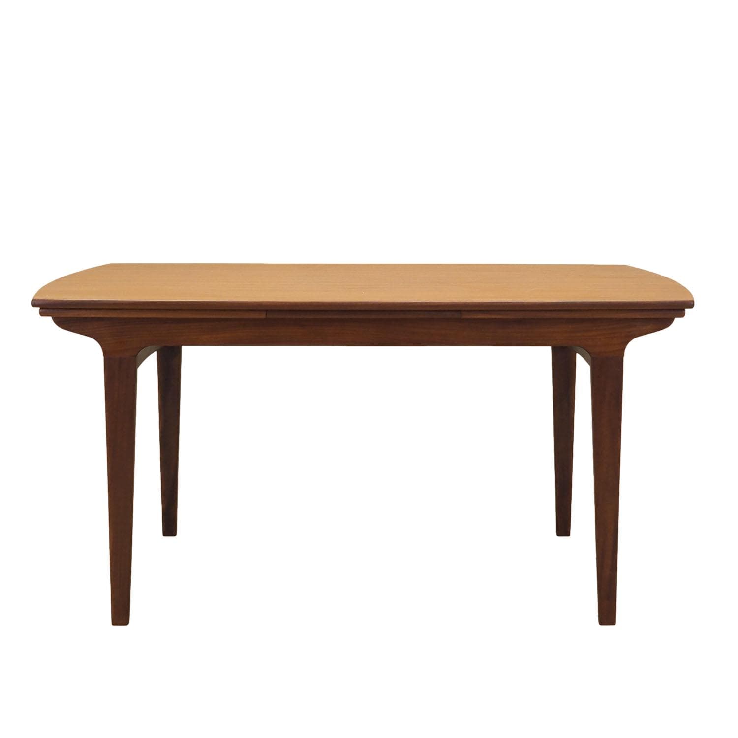 Dining table, brown teak, Denmark, 1960s.