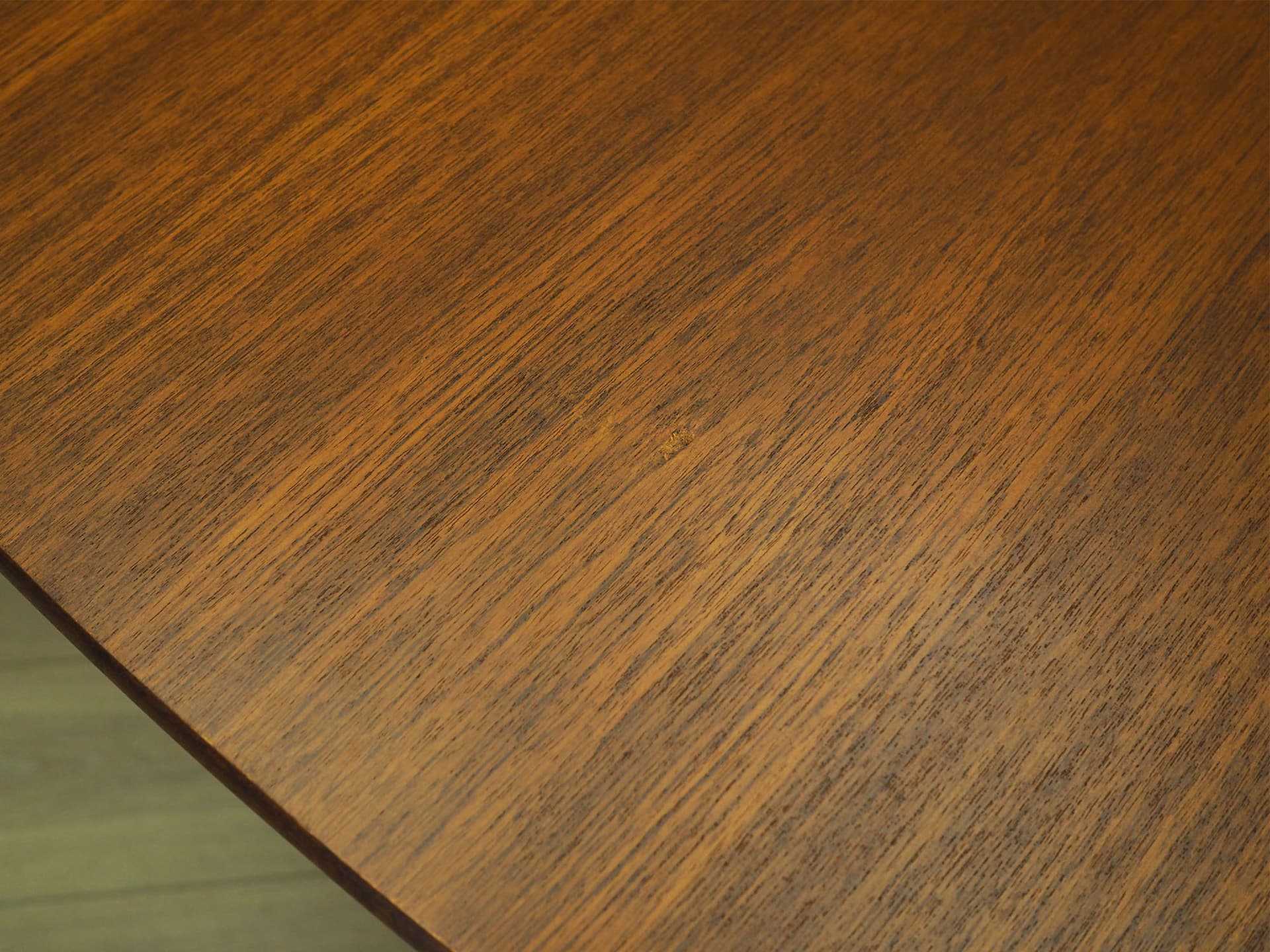 Dining table, brown teak, Denmark, 1960s. - 80811