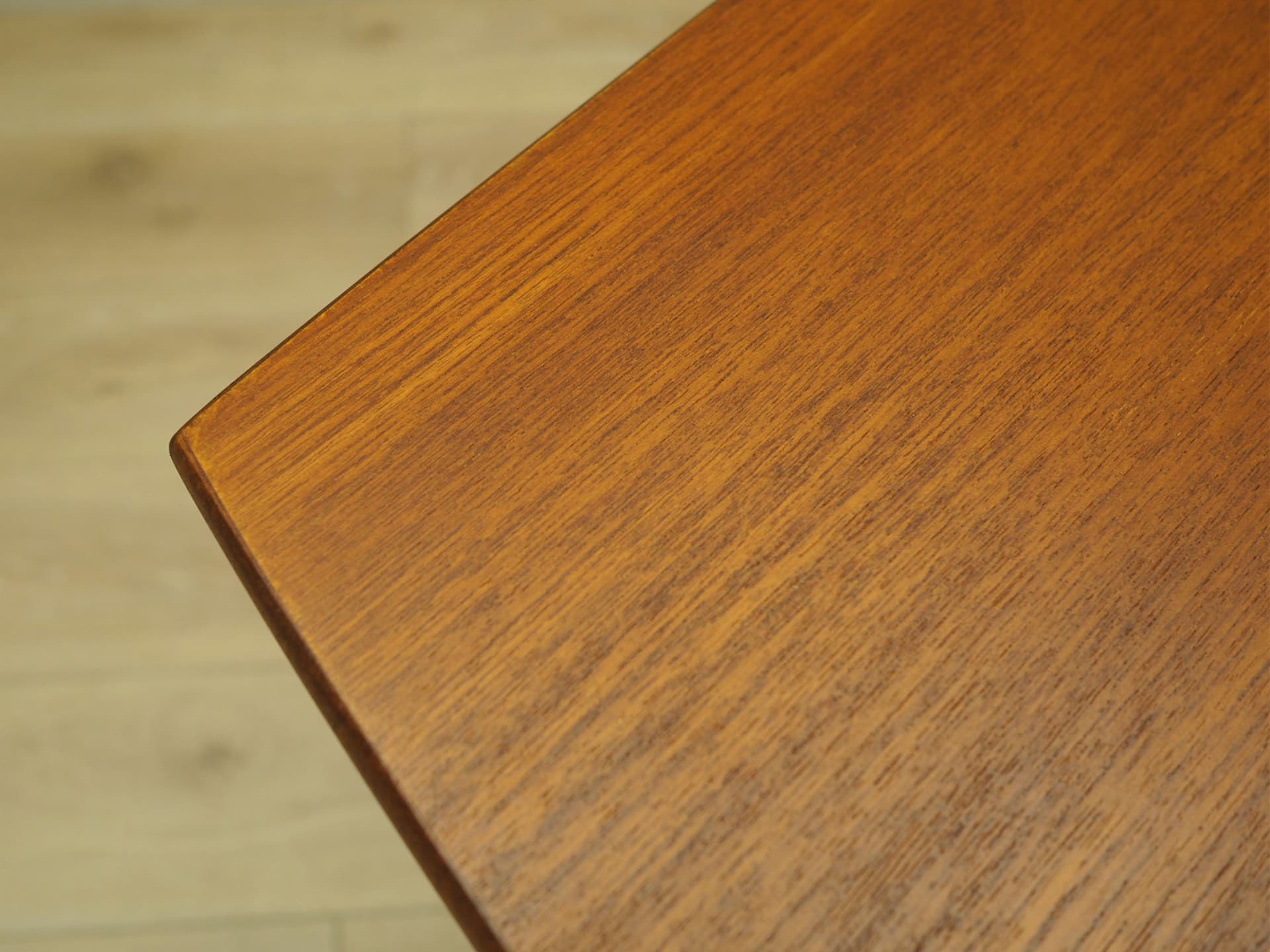 Dining Table, light brown teak, Denmark, 1960s. - 80984