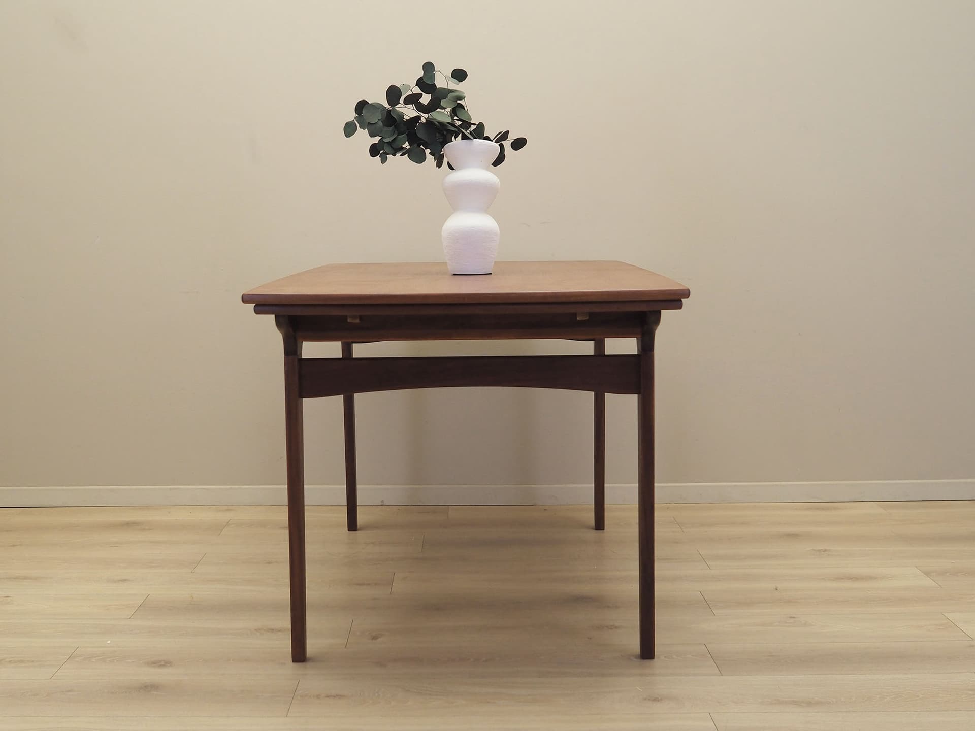 Dining Table, light brown teak, Denmark, 1960s. - 80981