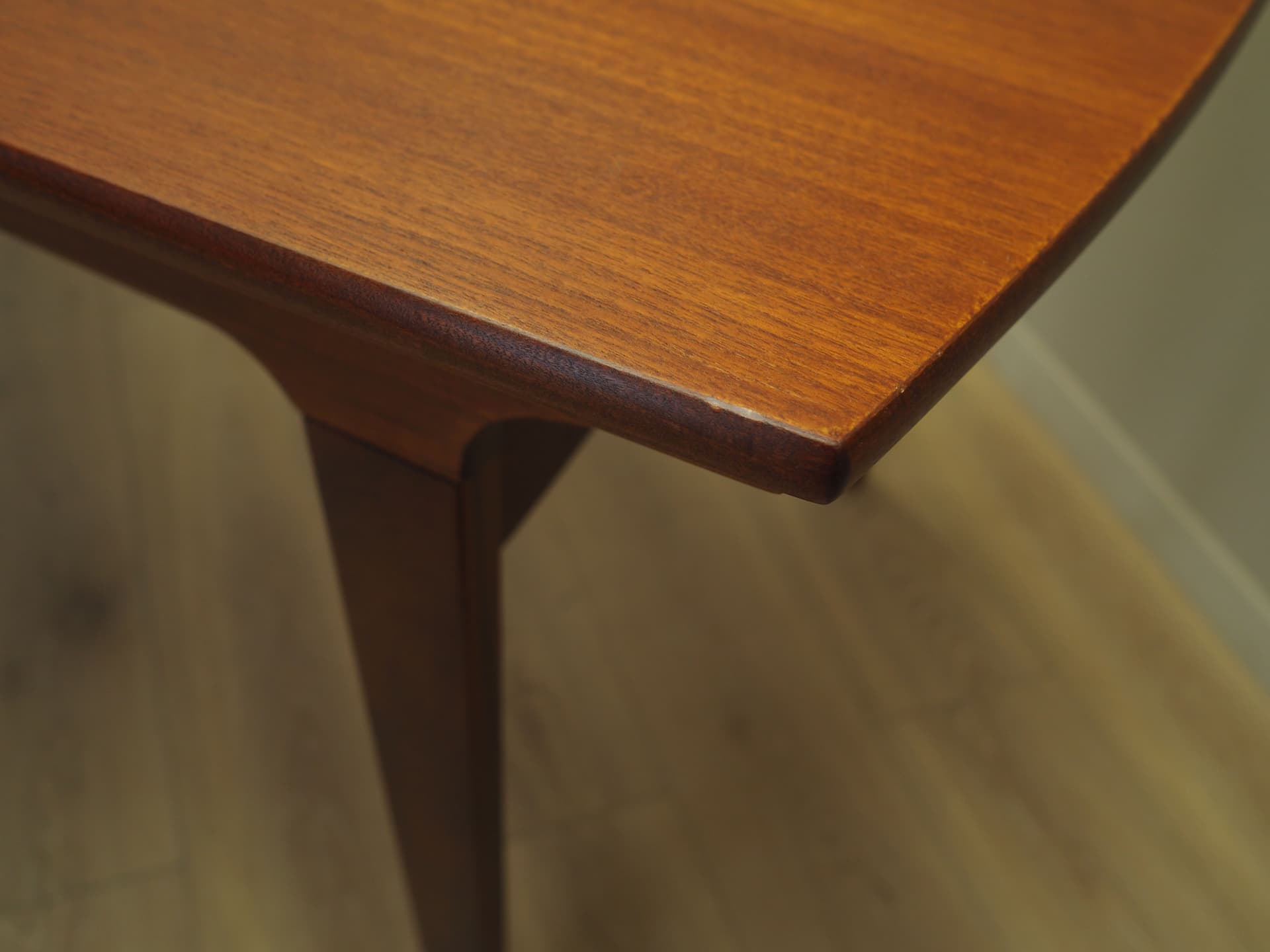 Dining Table, light brown teak, Denmark, 1960s. - 80988
