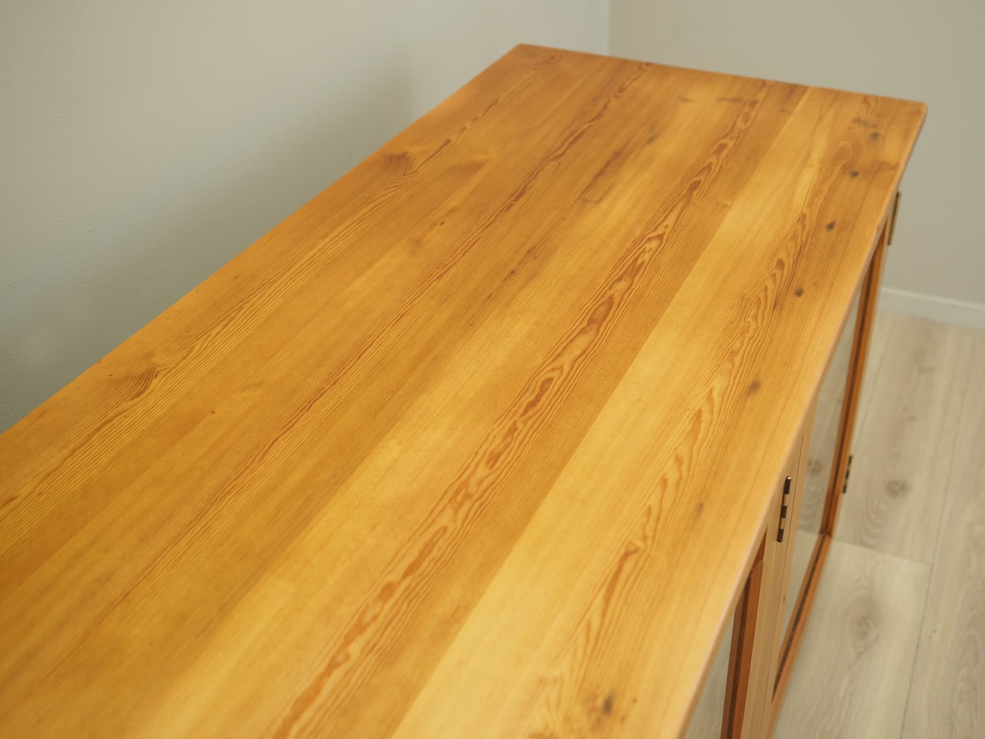 Display Cabinet, light brown pine, Denmark, 1980s. - 81176