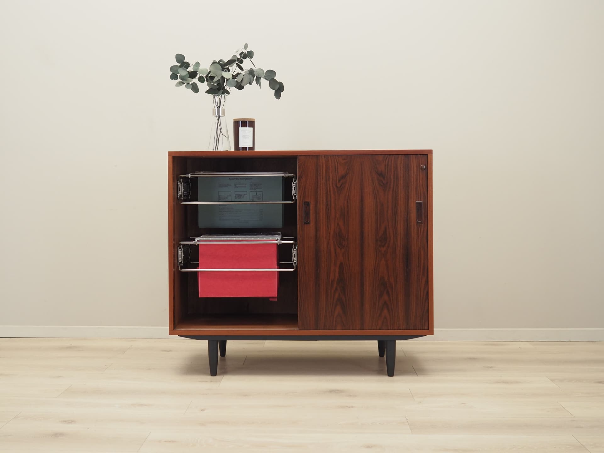 Szafka, palisander brązowy, Dania, lata 70. - 81229