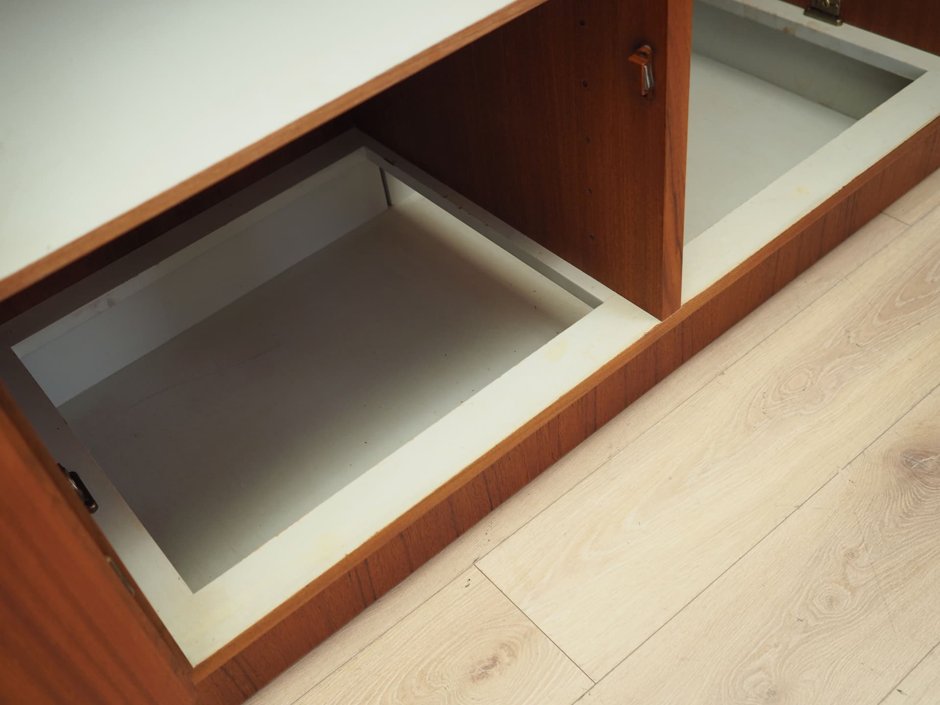 Wardrobe, model 125, brown, teak, Omann Jun, Denmark, 1970s. - 81266