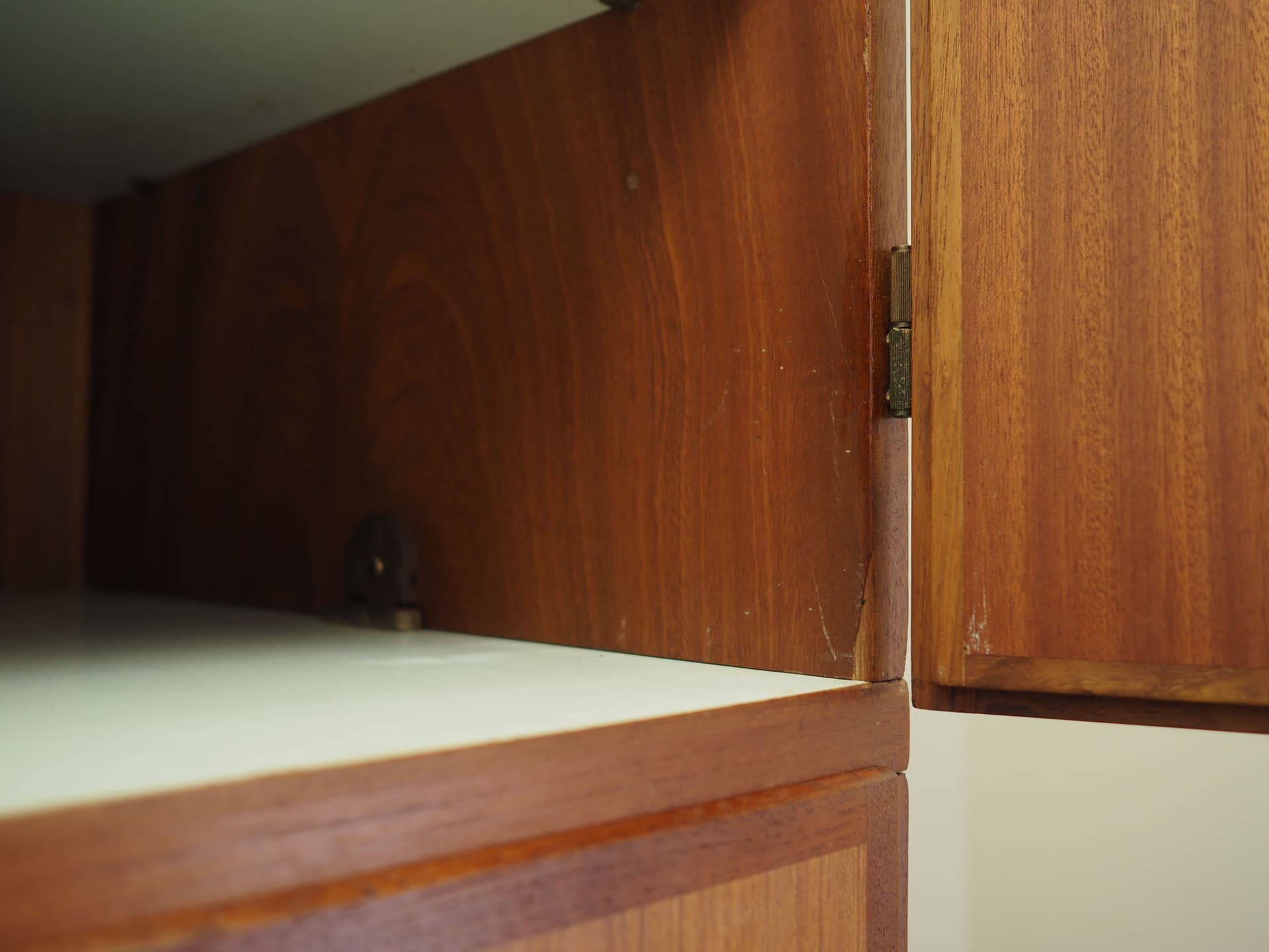 Wardrobe, model 125, brown, teak, Omann Jun, Denmark, 1970s. - 81265