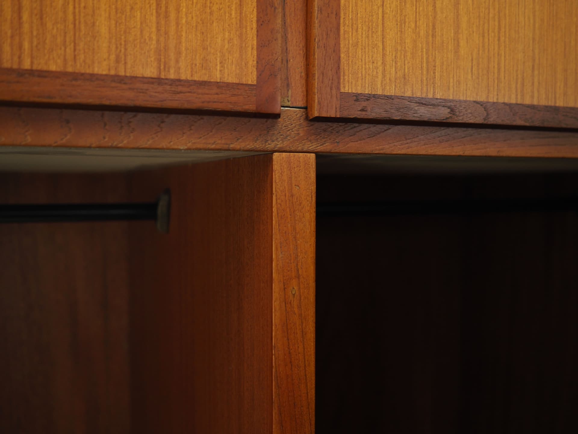 Wardrobe, model 125, brown, teak, Omann Jun, Denmark, 1970s. - 81269