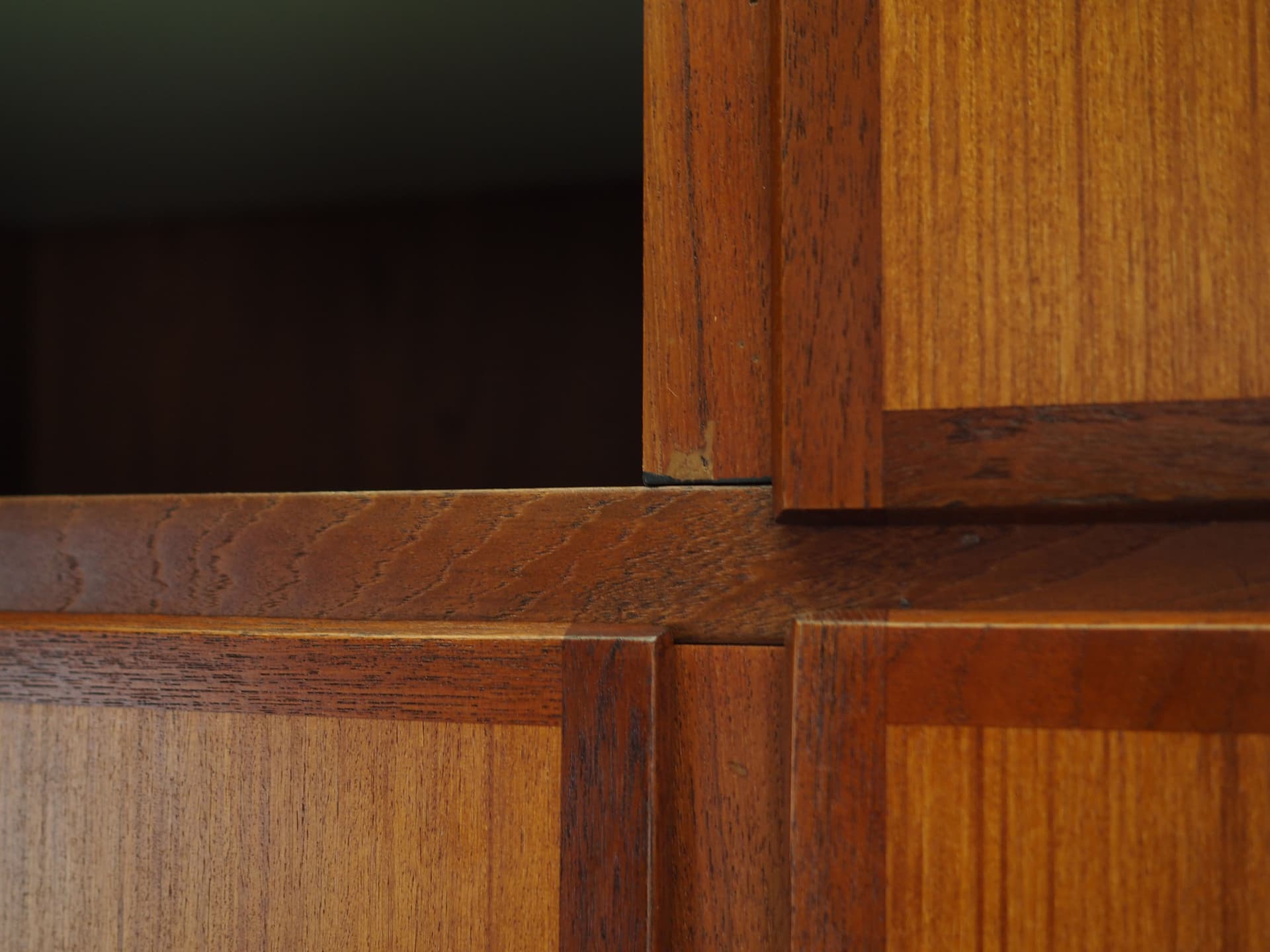 Wardrobe, model 125, brown, teak, Omann Jun, Denmark, 1970s. - 81262