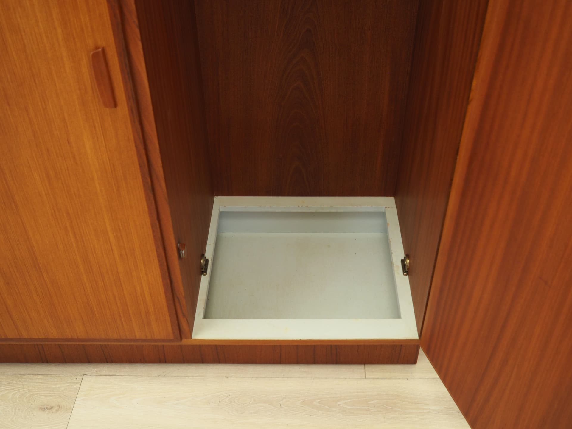 Wardrobe, model 125, brown, teak, Omann Jun, Denmark, 1970s. - 81258