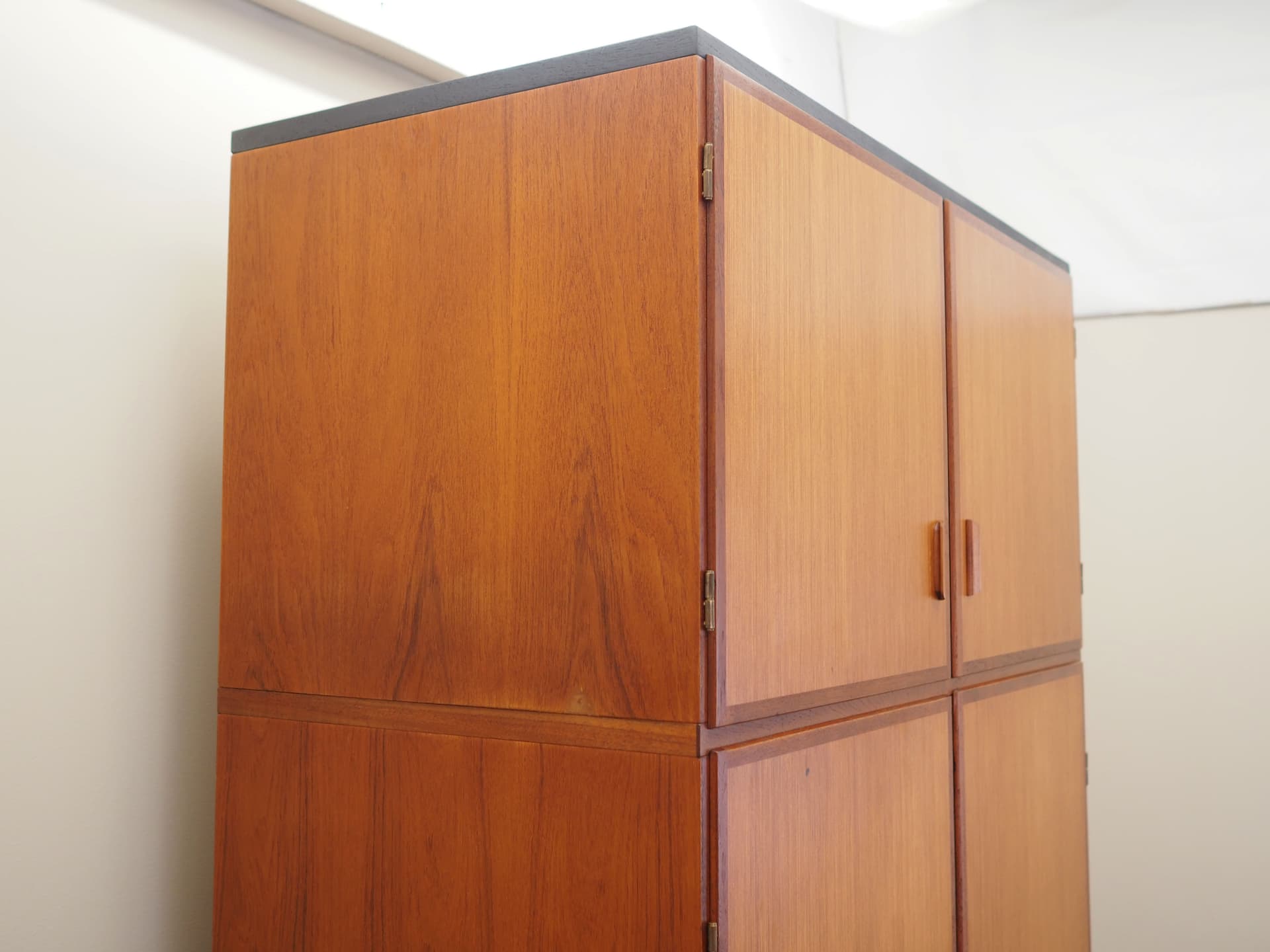 Wardrobe, model 125, brown, teak, Omann Jun, Denmark, 1970s. - 81259